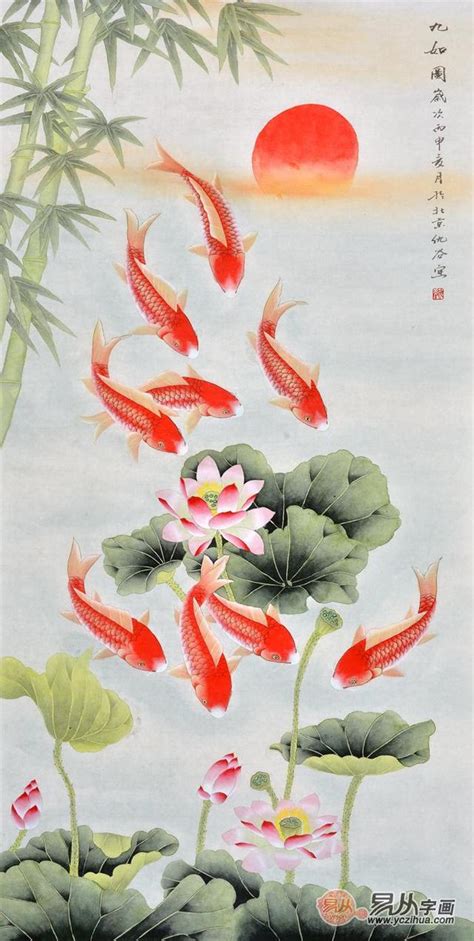 九條魚 風水|九魚圖方向風水大解析